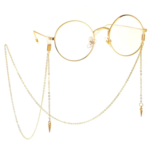 glasses gold accessories